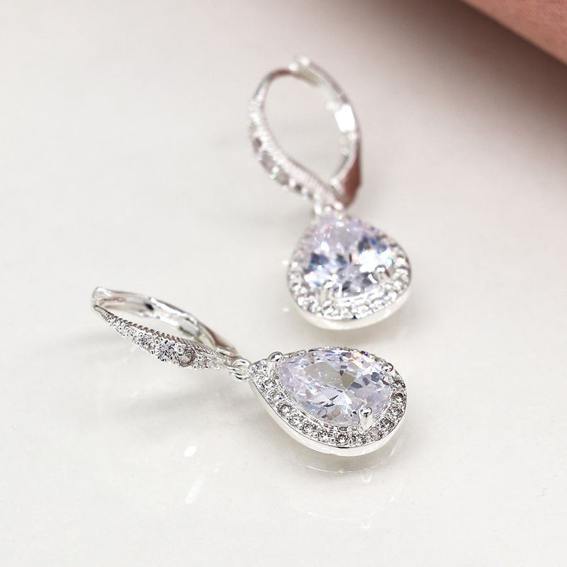 Crystal Teardrop Earrings