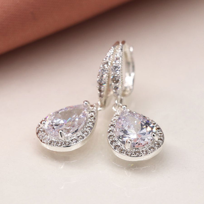 Crystal Teardrop Earrings