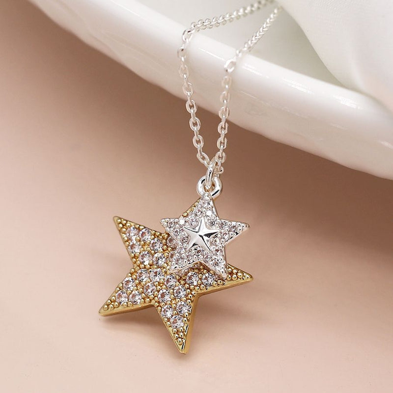 Double Star Necklace