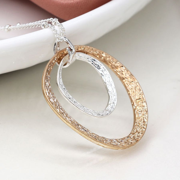 Double Hoop Necklace