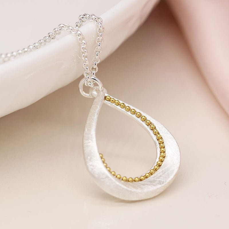 Twist Teardrop Pendant