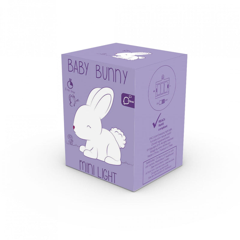 White Bunny Mini Night Light