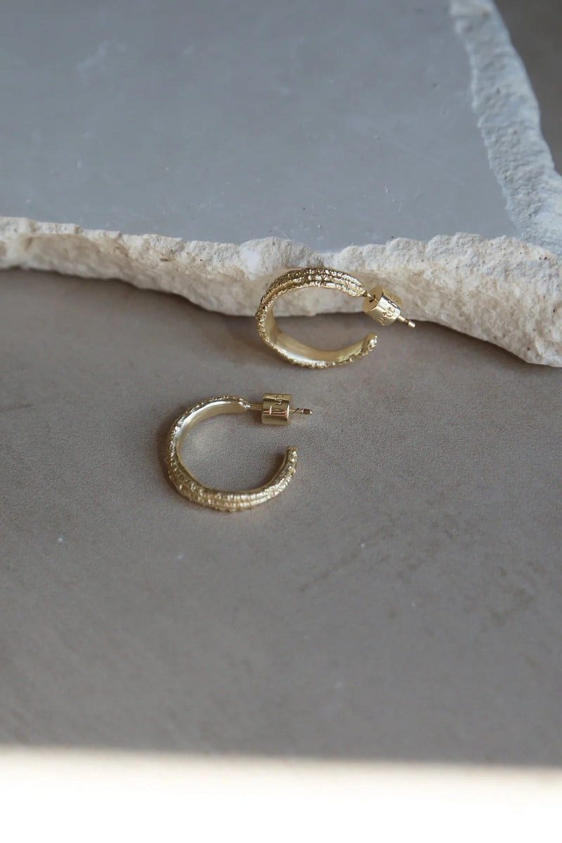 Ravine Earrings - Gold