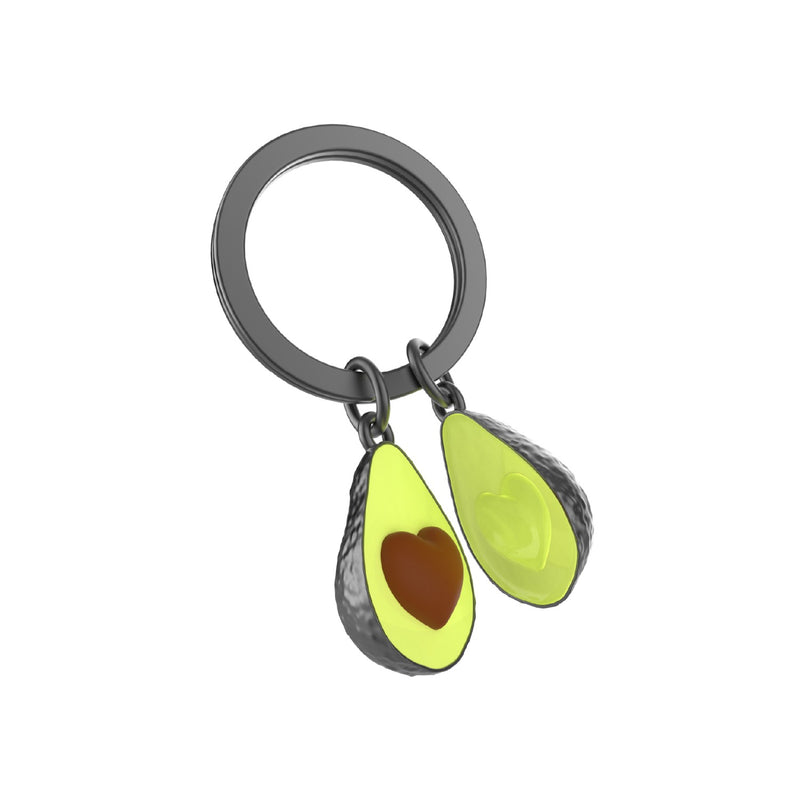 Green Avocado Keyring