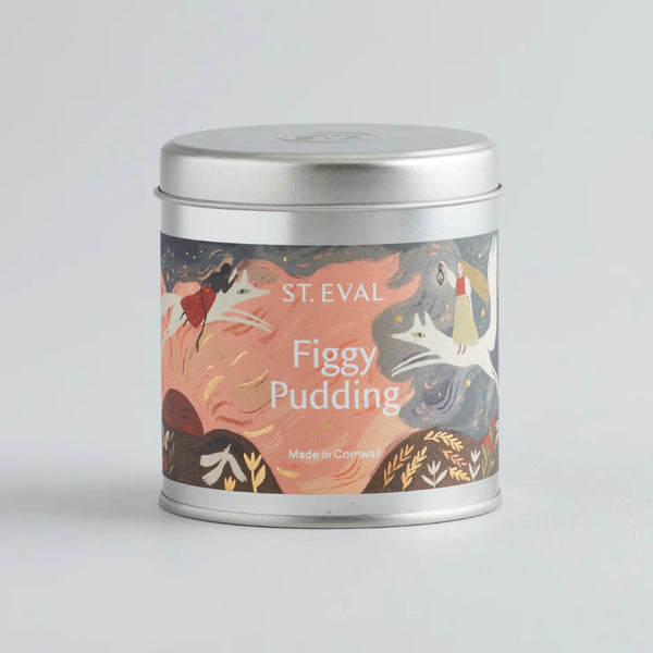 Figgy Pudding Tin Candle