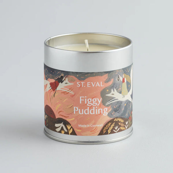 Figgy Pudding Tin Candle