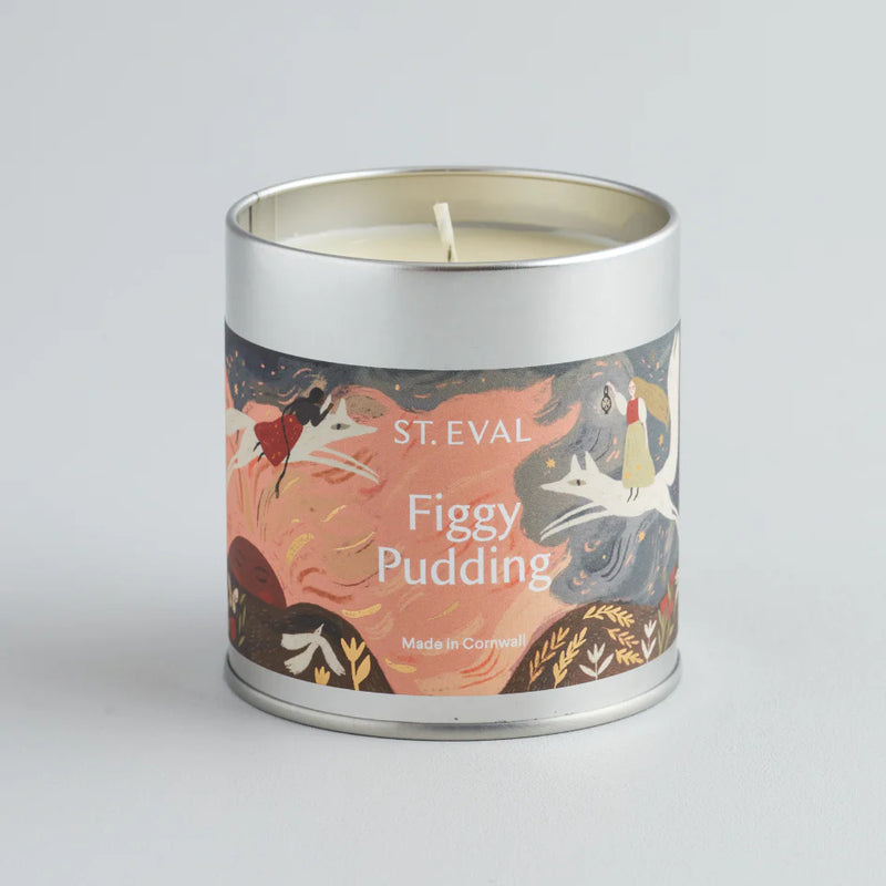 Figgy Pudding Tin Candle