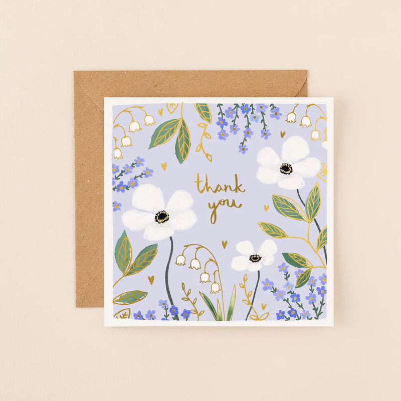 Flowers Thank You Card