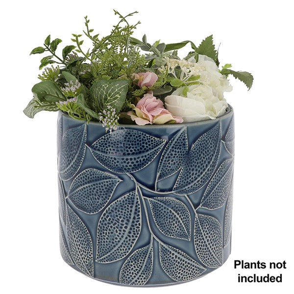 Deco Glaze Planter Leaf Large