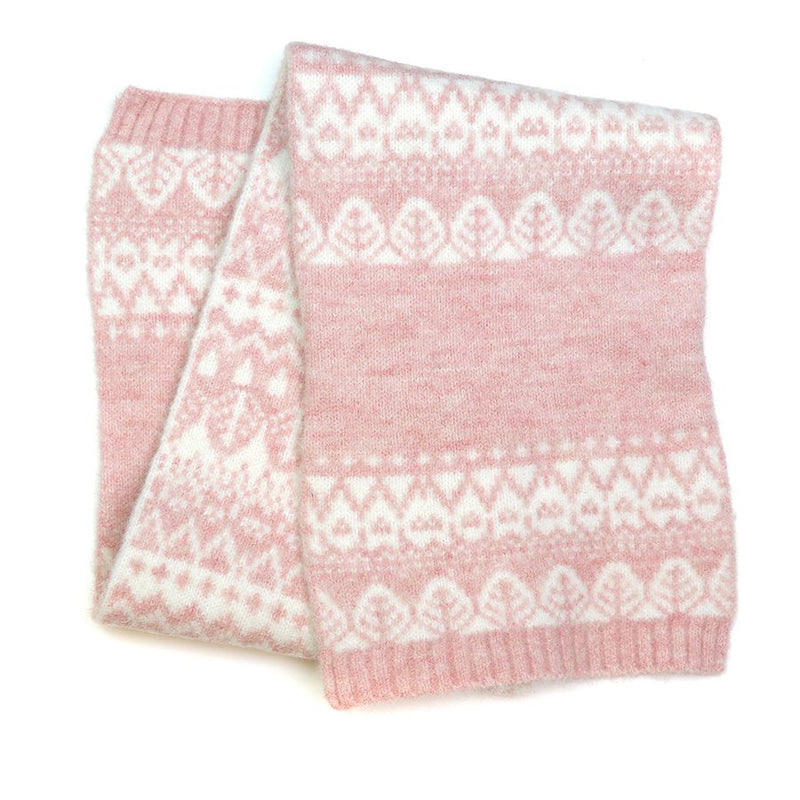 Pale Pink Pull Through Scarf