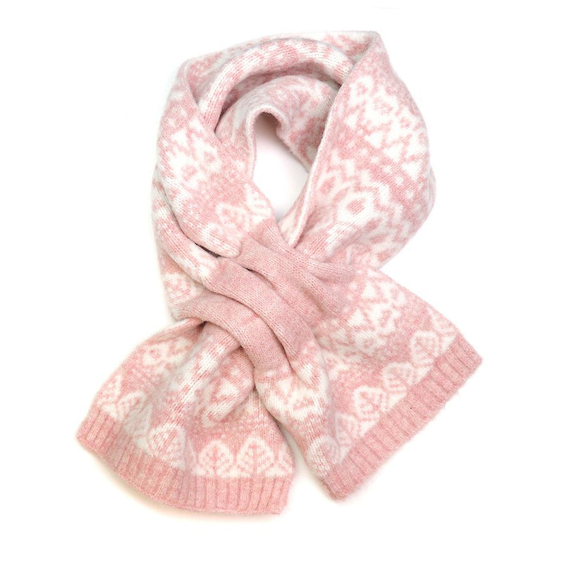 Pale Pink Pull Through Scarf