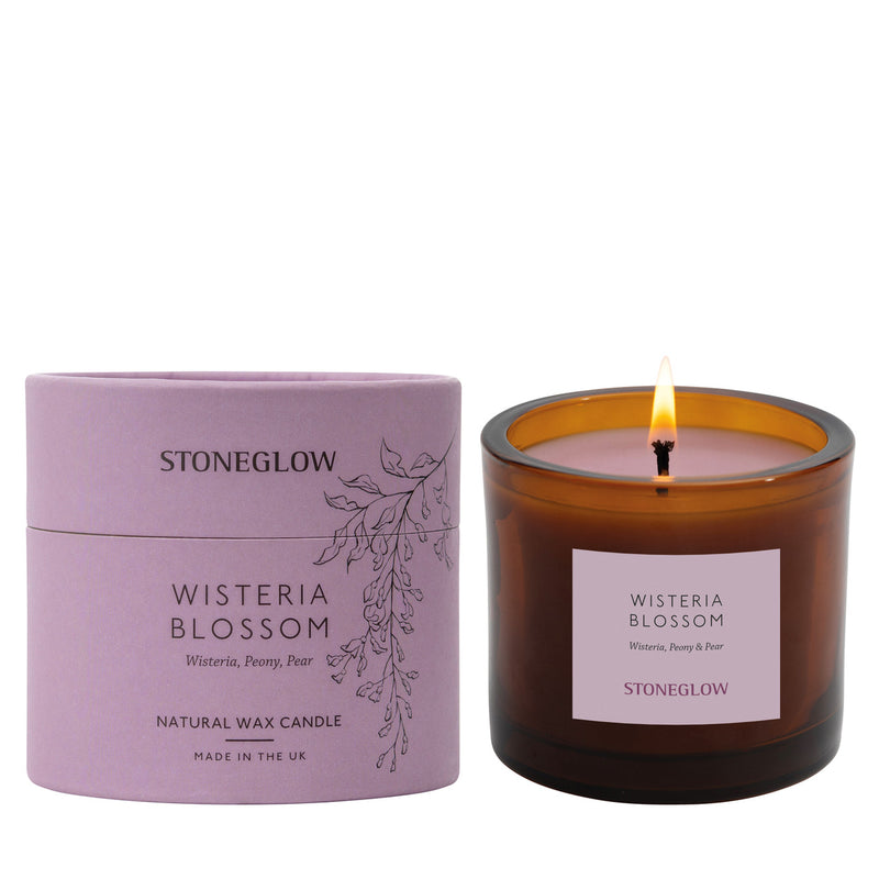 Wisteria Blossom Natural Wax Candle Tumbler