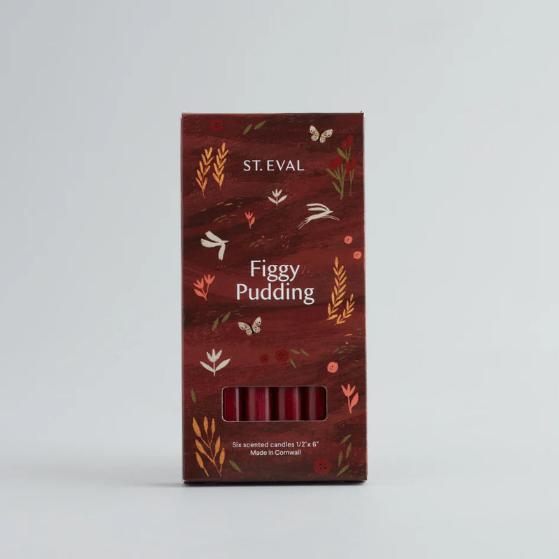 Figgy Pudding Mini Candles - Box Of 6