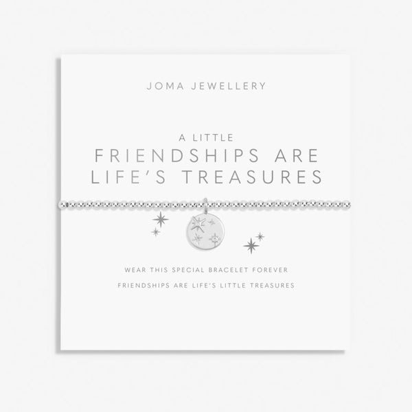 A Little 'Friendships Are Life's Treasures' Bracelet