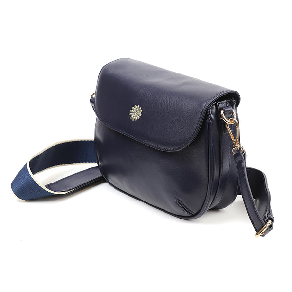 Navy Saddle Bag