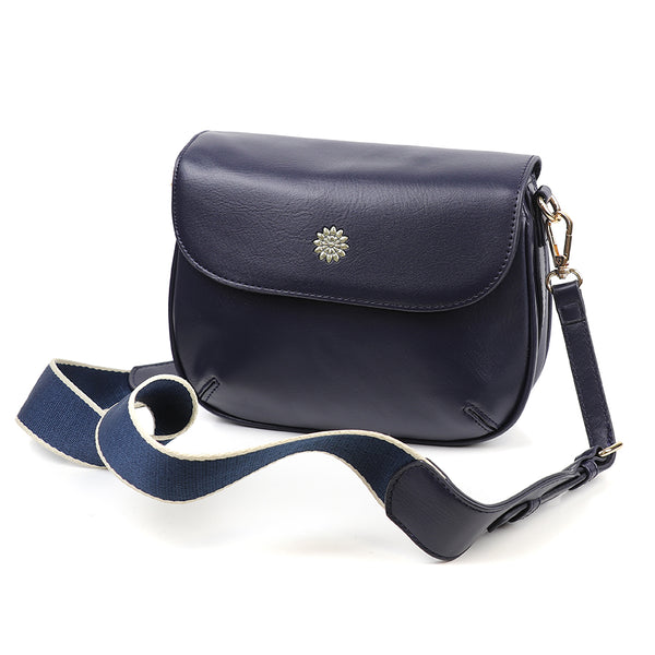 Navy Saddle Bag