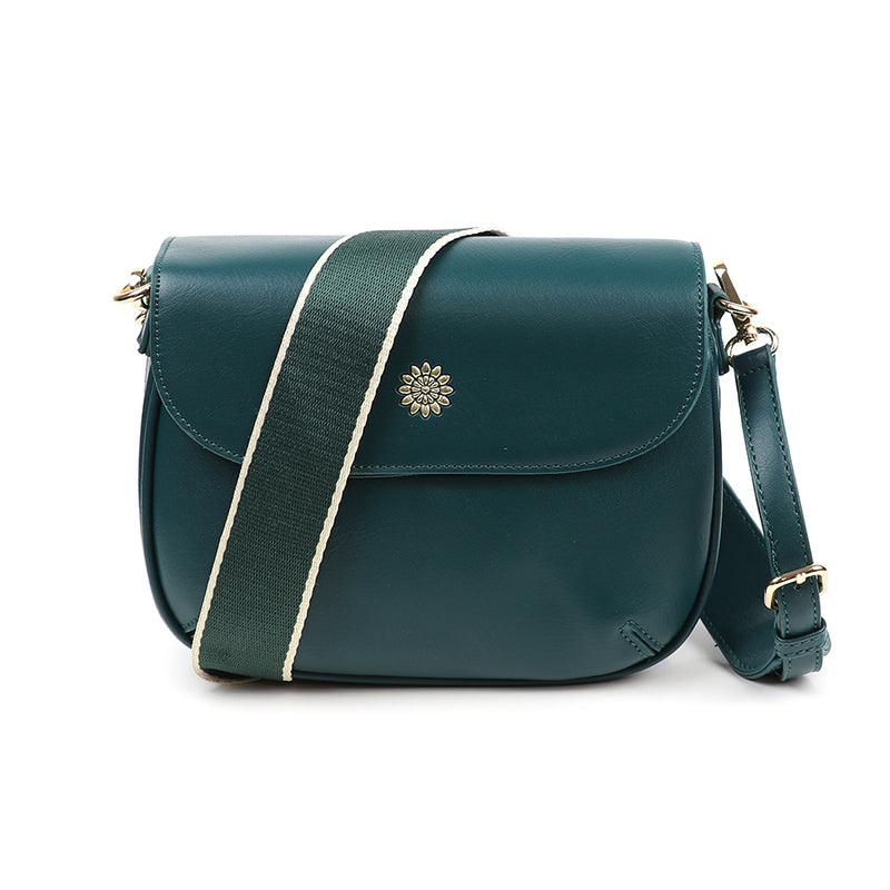 Teal Saddle Bag