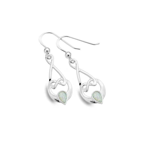 Opalite Love Knot Earrings