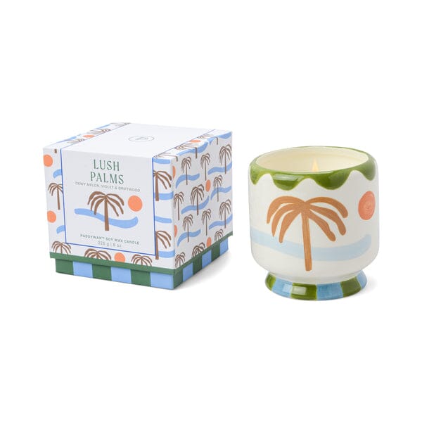 Palm Tree Ceramic Candle - Lush Palms