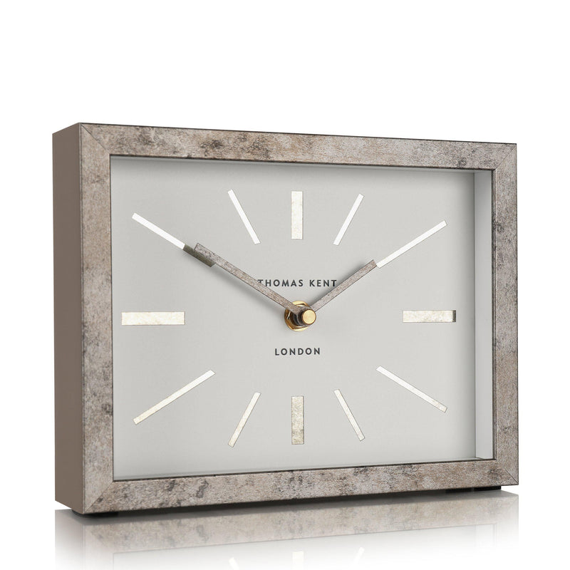 8” Smithfield Mantel Clock - Pewter