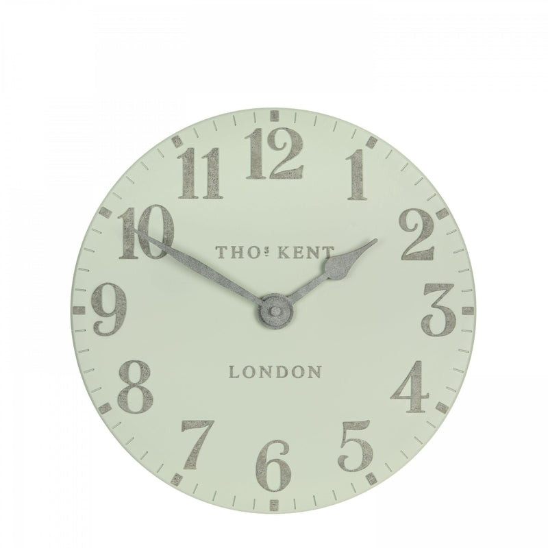 12" Arabic Wall Clock - Pearl Green