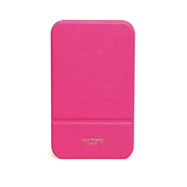 Folding Travel Mirror - Hot Pink