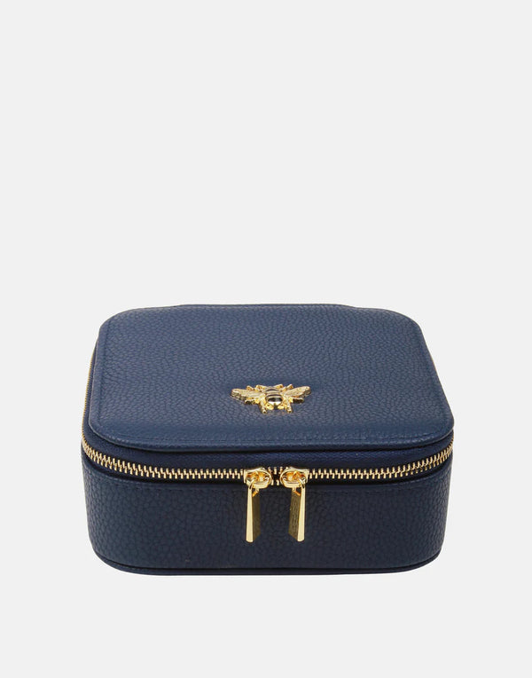 Navy Jewellery Box