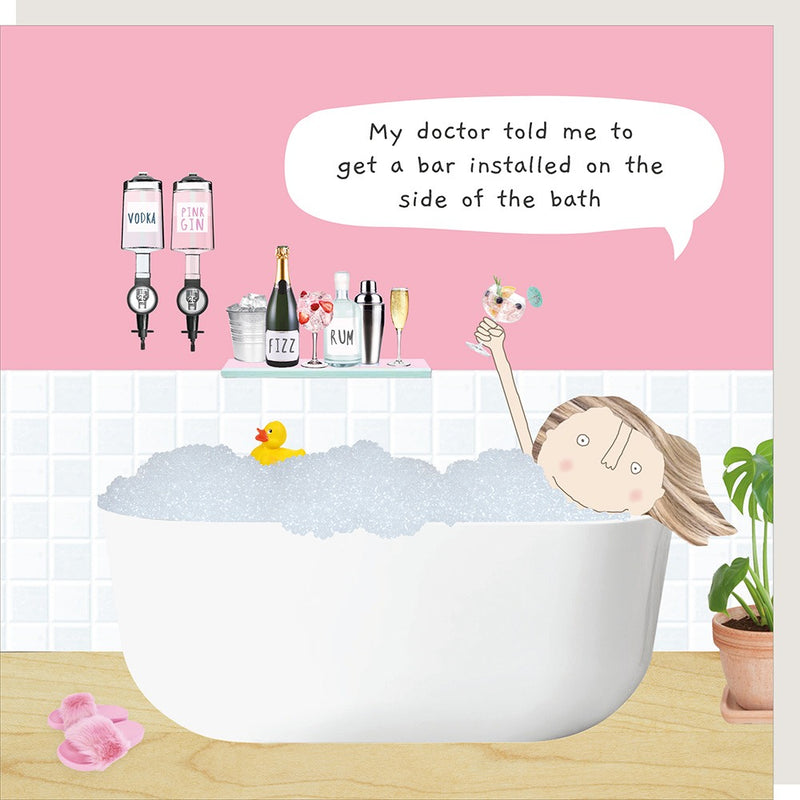 Bath Bar Birthday Card