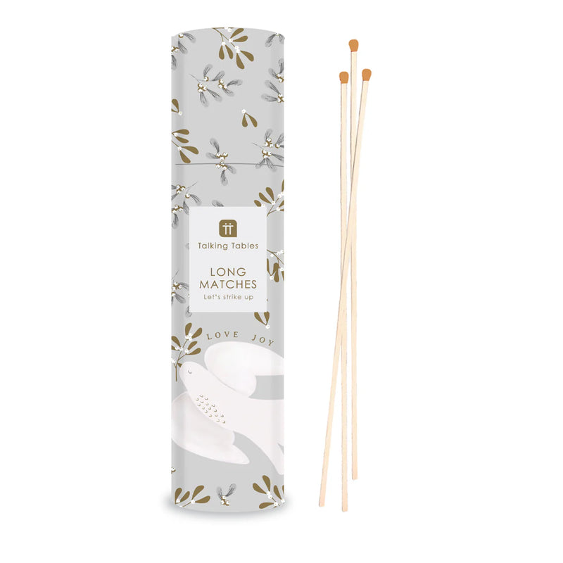 Mistletoe Tube Of Matches - 50 Matches