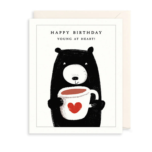 Bear & Tea Birthday Card