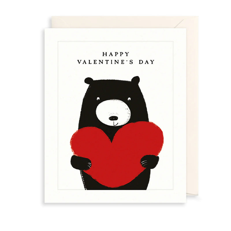 Happy Valentines Bear Valentines Day Card