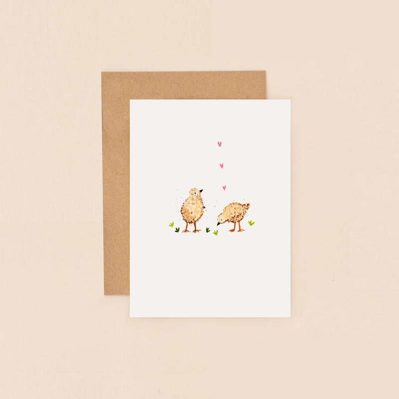 Two Chicks Mini Card