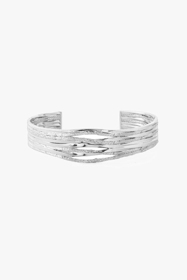 Spiral Bangle - Silver