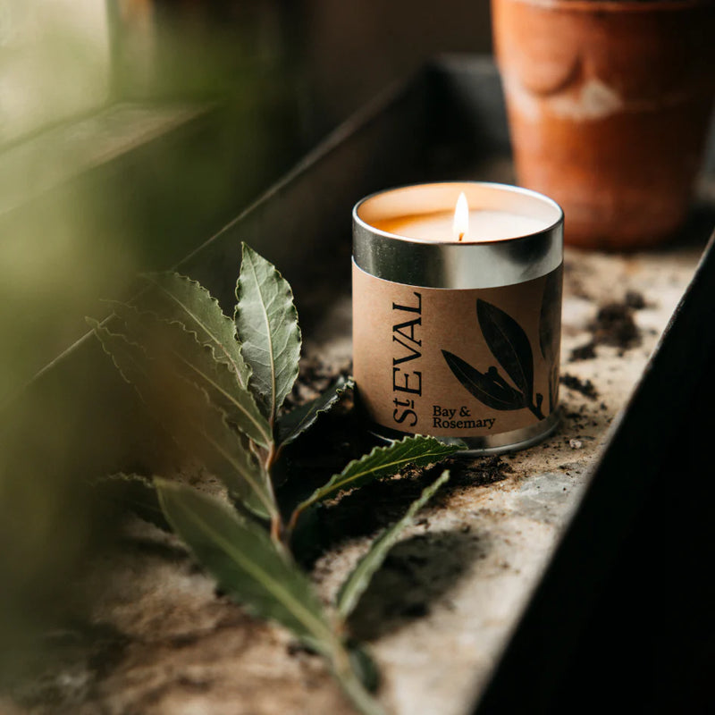 Bay & Rosemary Tin Candle