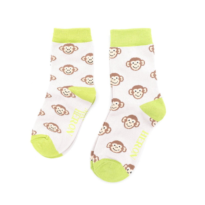 Monkeys Socks - Silver