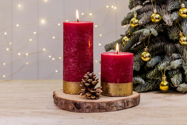 Cosy Vibes Short Pillar Scented Candle