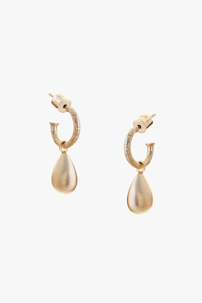 Pebble Earrings - Gold