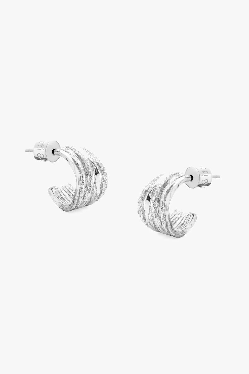 Spiral Earrings - Silver