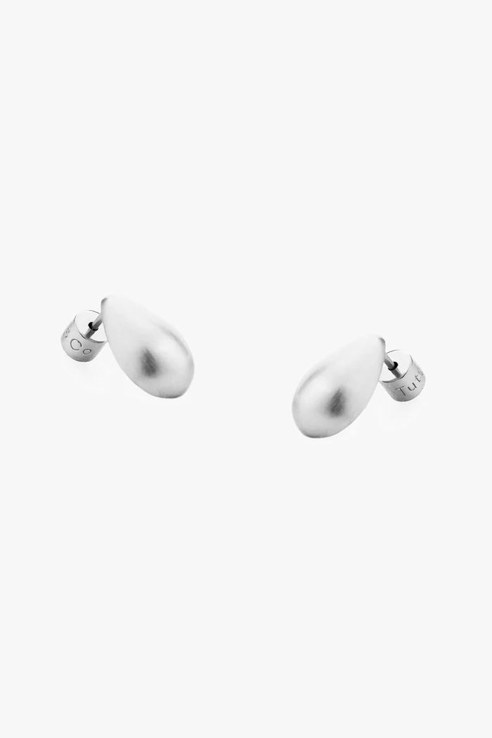 Teardrop Earrings - Silver