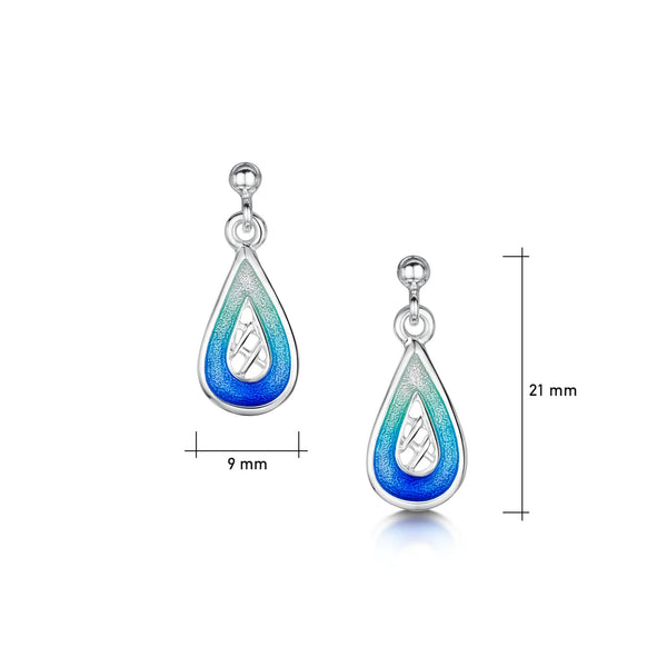 Tidal Treasures Earrings - Ocean Hue