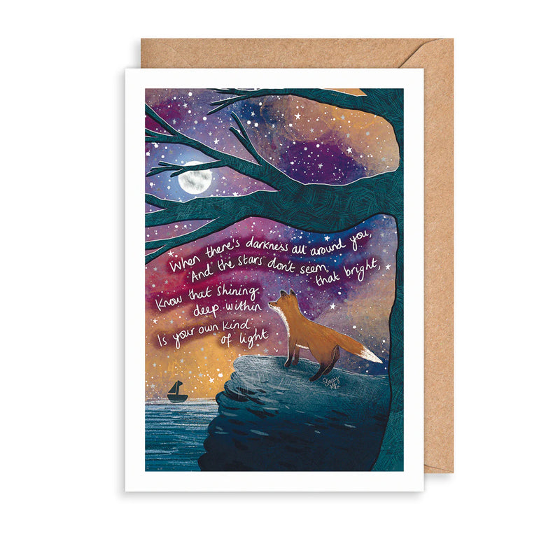 Own Kind Of Light Greetings Card