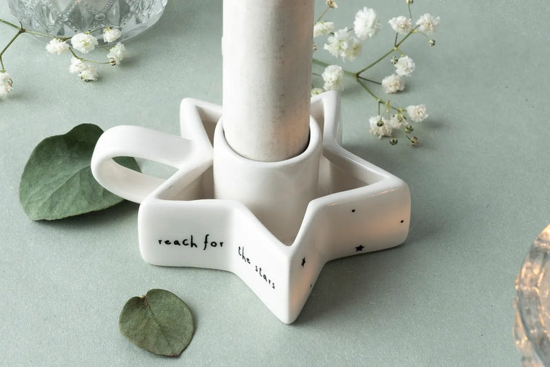 'Reach For The Stars' Candlestick Holder