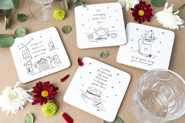 Send With Love Set Of 4 Coasters
