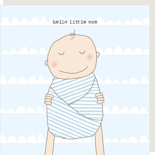 Hello Baby Boy Card