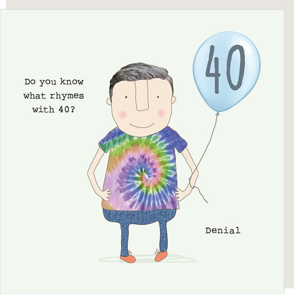 40th Birthday Card