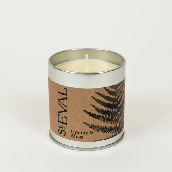 Granite & Moss Tin Candle