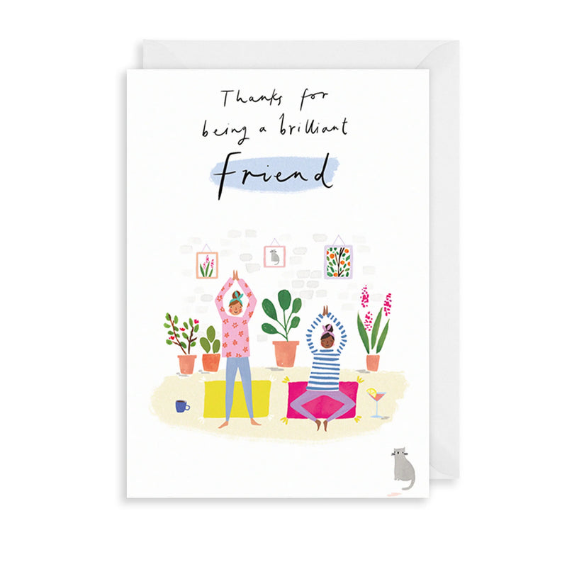 Thanks for Being a Brilliant Friend Card