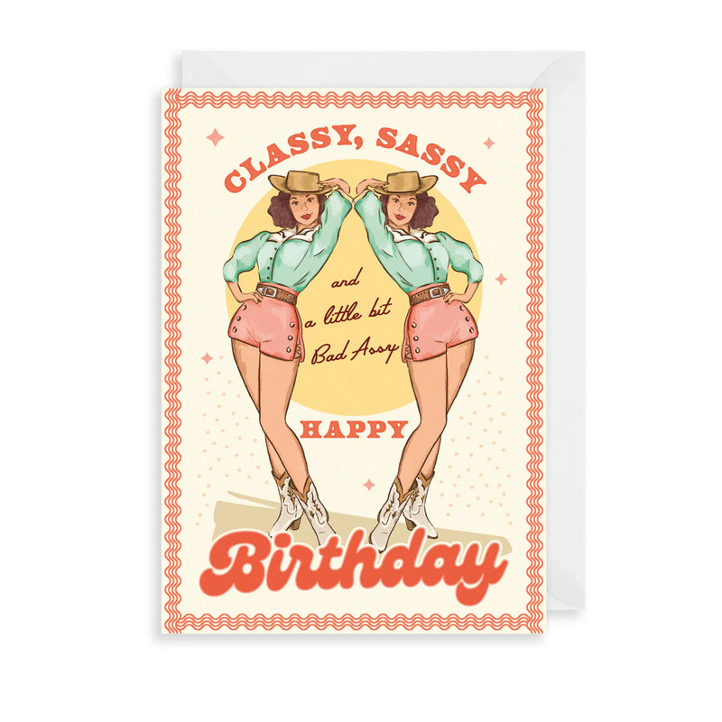 Classy Sassy Birthday Card