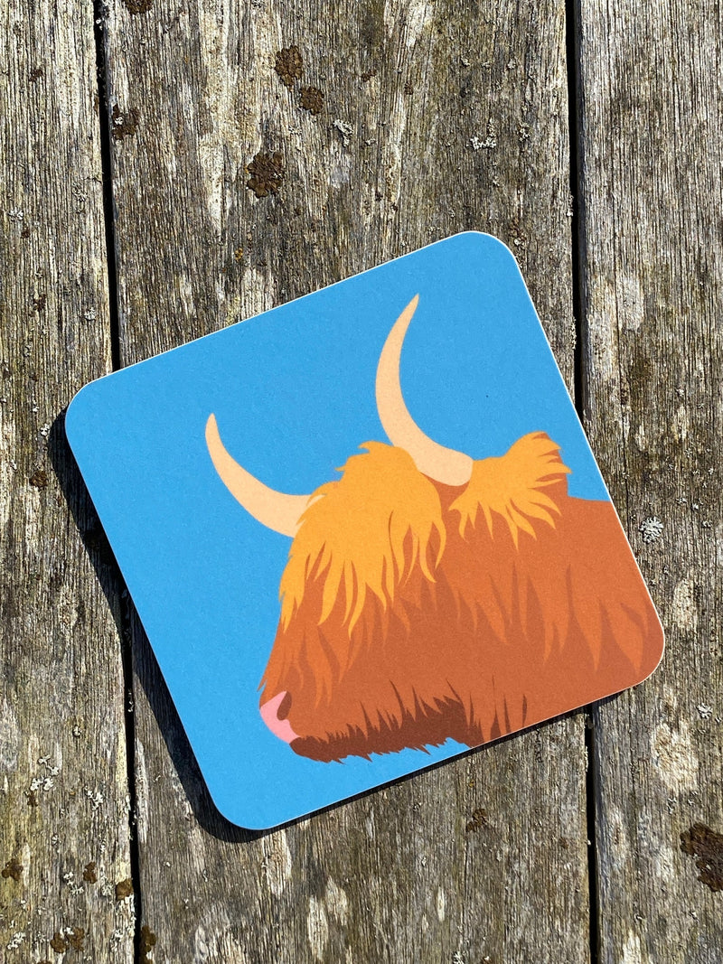 Highland Cow Coaster