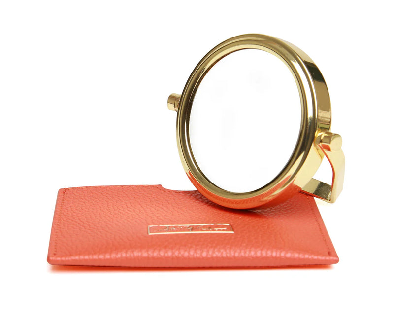 Venice Mirror & Pouch - Orange